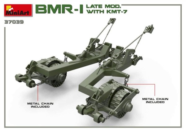 MiniArt 37039 BMR-1 Late Mod. with KMT-7 1/35