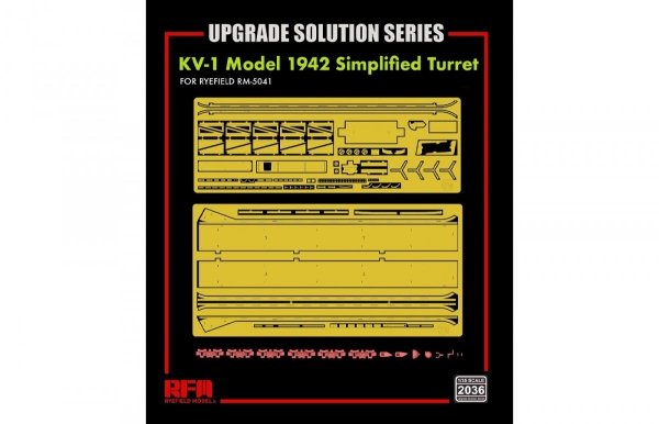 Rye Field Model 2036 KV-1 Model 1942 Simplified Turret - Upgrade Solution 1/35