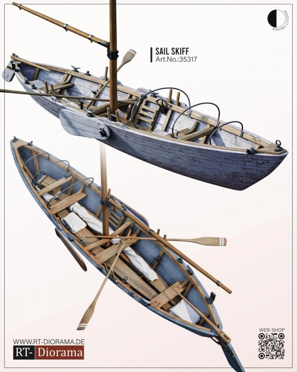 RT-Diorama 35317 Sail Skiff 1/35