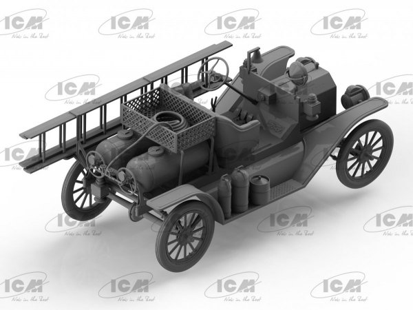 ICM 35606 Model T 1914 Fire Truck with Crew 1/35