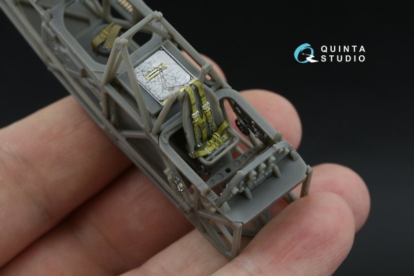 Quinta Studio QD+48582 Westland Lysander Mk.I 3D-Printed &amp; coloured Interior on decal paper (Airfix) (with 3D-printed resin parts) 1/48