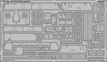 Eduard 36130 M-1131 blast panels 1/35 Trumpeter