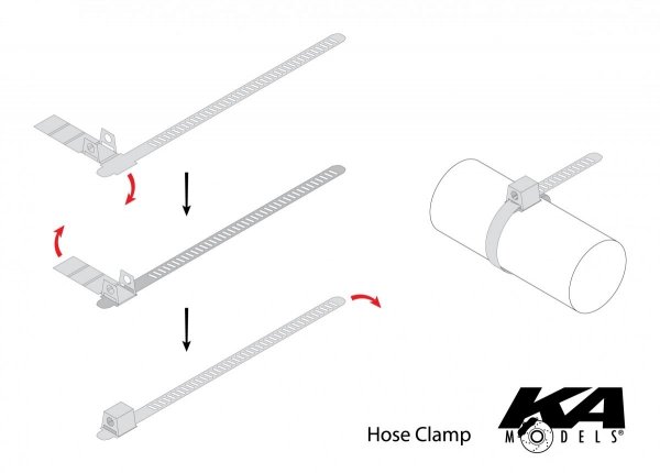 KA Models KA-12002 HOSE CLAMP ( zaciski do węży )1/12