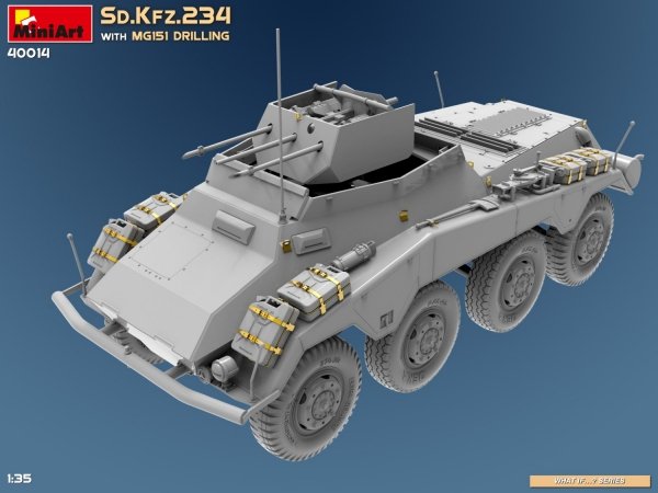 MiniArt 40014 Sd.Kfz.234 WITH MG151 DRILLING 1/35