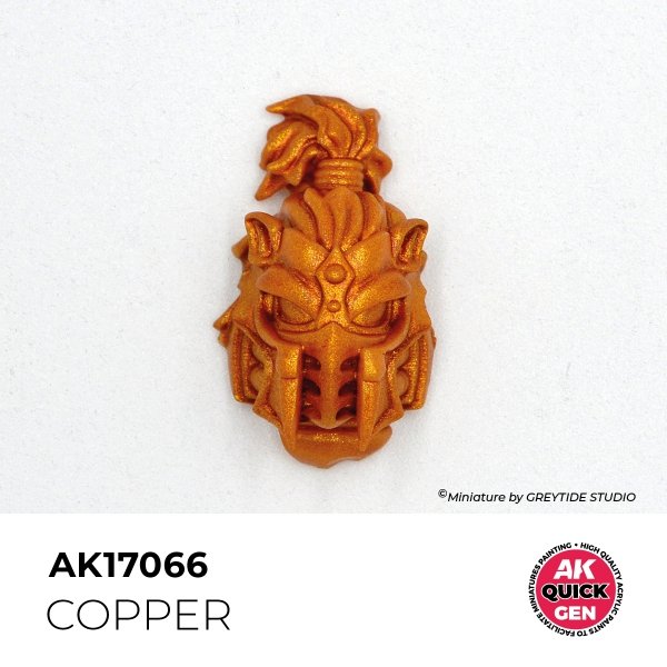 AK Interactive AK17066 COPPER – QUICK GEN COLOR 18ml