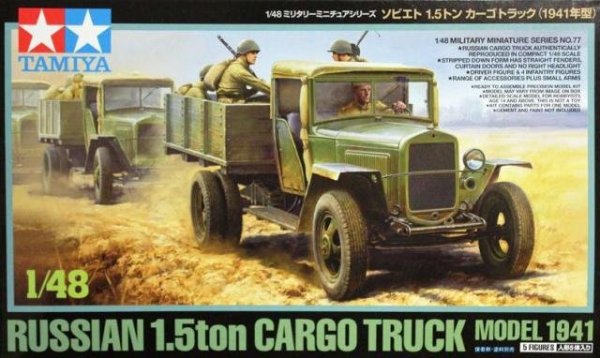 Tamiya 32577 Russian 1.5ton Cargo Truck Model 1941 (1:48)