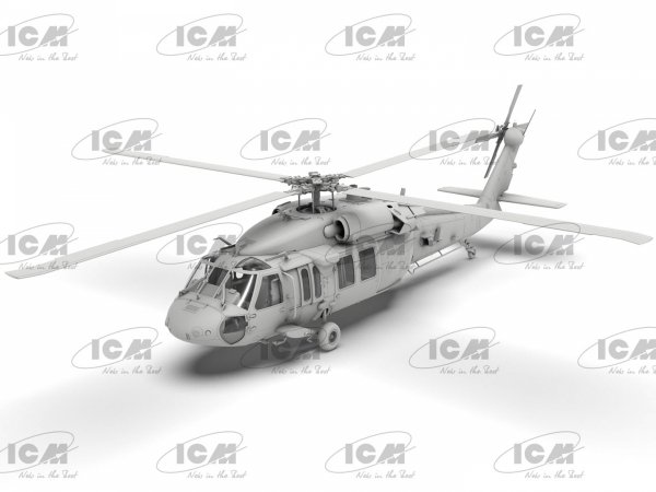 ICM 48361 UH-60A Black Hawk US Military Transport Helicopter 1/48