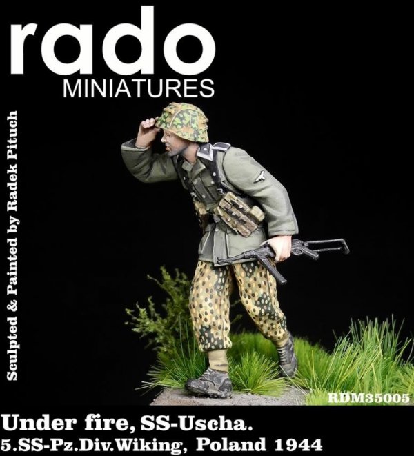 RADO Miniatures RDM35005 Under fire SS-Uscha. 5.SS-Pz.Div. Wiking Poland 1944 1/35