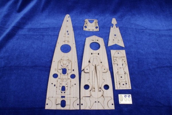 MK1 Design MD-35015 Scharnhorst Wooden Deck DRA 1/350