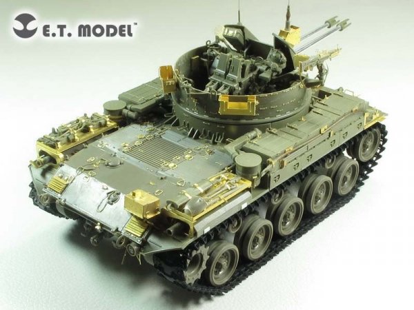 E.T. Model E35-198 US Army M42A1 Self-Propelled Anti-Aircraft gun late type (For AFV CLUB Kit) (1:35)