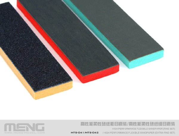 Meng Model MTS-041a High Performance Flexible Sandpaper ( Fine Refill Pack/180 ) ( zestaw do szlifowania - uzupełnienie )