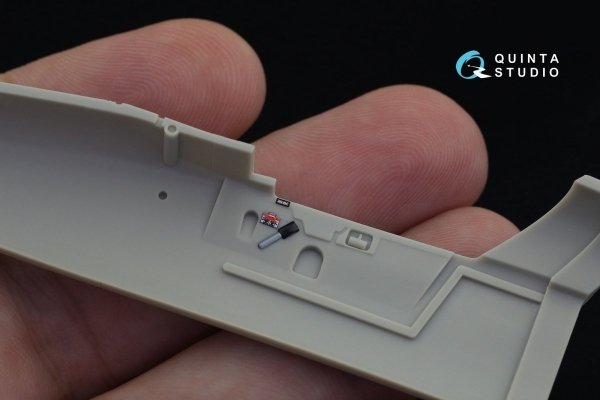 Quinta Studio QD48219 F-5E 3D-Printed &amp; coloured Interior on decal paper (AFV club) 1/48