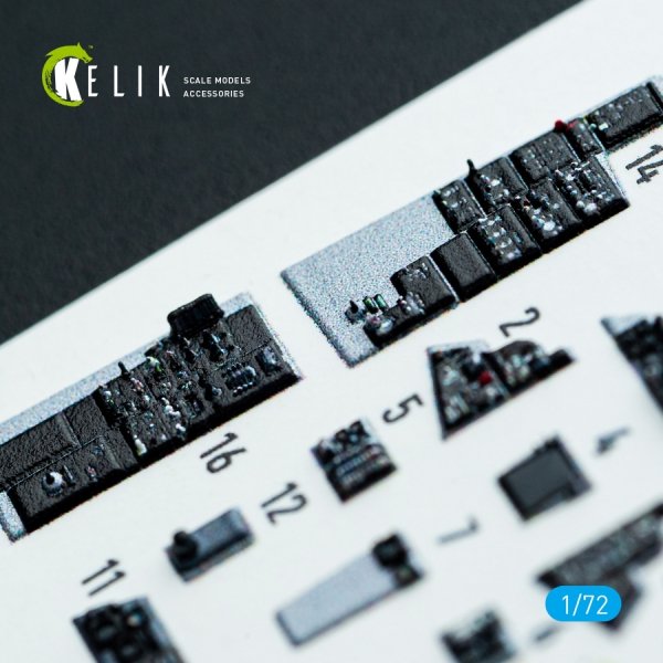 Kelik K72223 F-14B Tomcat - interior 3D decals for Academy kit (1/72)