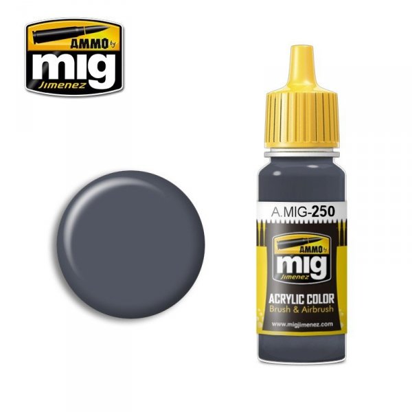 AMMO of Mig Jimenez 0250 NIGHT BLUE GREY 17ml