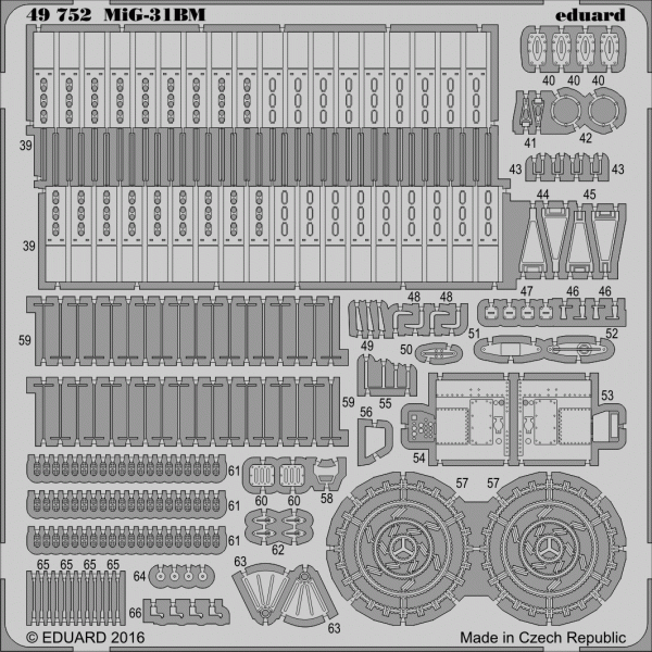 Eduard 49752 MiG-31BM 1/48 AMK