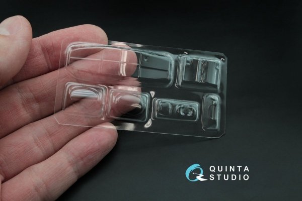 Quinta Studio QC48011 Pe-2 vacuformed clear canopy (for Zvezda kit) 1/48