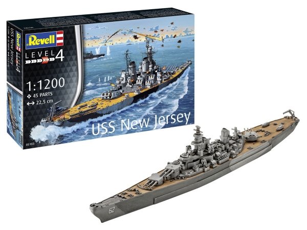 Revell 05183 USS New Jersey 1/1200