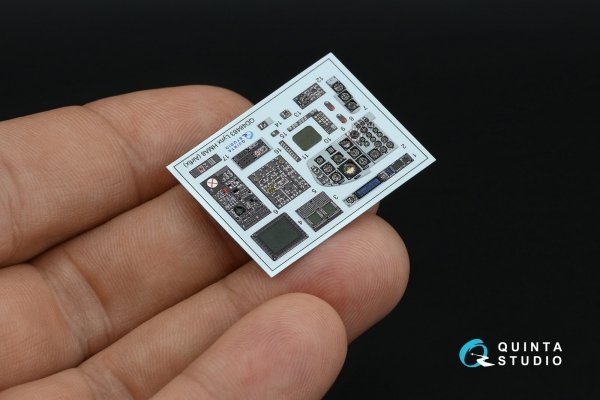 Quinta Studio QD+48483 Lynx HMA8 3D-Printed &amp; coloured Interior on decal paper ( Airfix )( with 3D-printed resin parts ) 1/48