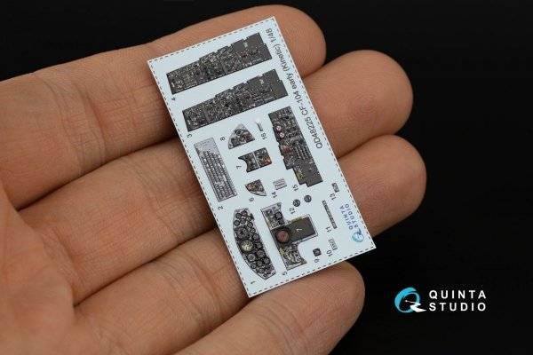Quinta Studio QD48225 CF-104 Early 3D-Printed &amp; coloured Interior on decal paper ( Kinetic ) 1/48