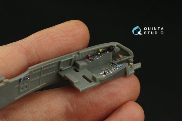 Quinta Studio QD72141 Me 410 3D-Printed coloured Interior on decal paper (Airfix) 1/72