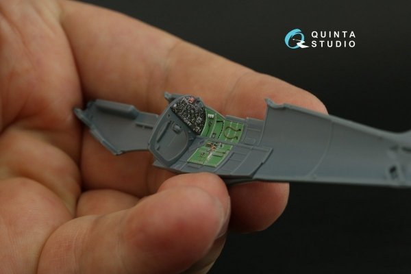 Quinta Studio QD72042 Spitfire Mk.IX 3D-Printed &amp; coloured Interior on decal paper (Eduard) 1/72