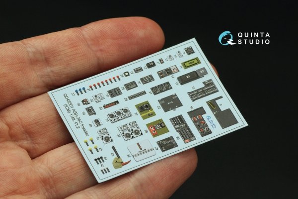 Quinta Studio QD48501 A-26C Invader 3D-Printed &amp; coloured Interior on decal paper (ICM) 1/48
