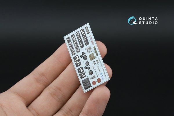 Quinta Studio QDS-35172 KrAZ-255B 3D-Printed &amp; coloured Interior on decal paper (HobbyBoss) (Small version) 1/35