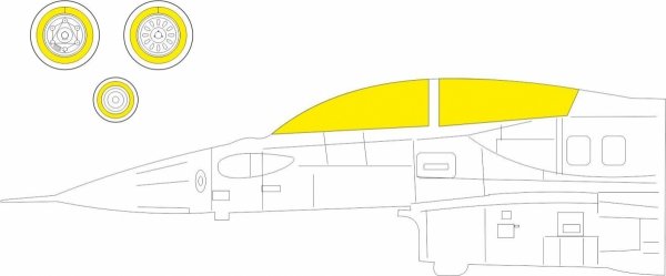 Eduard 644239 F-16D Block 50 LooKplus KINETIC MODEL 1/48