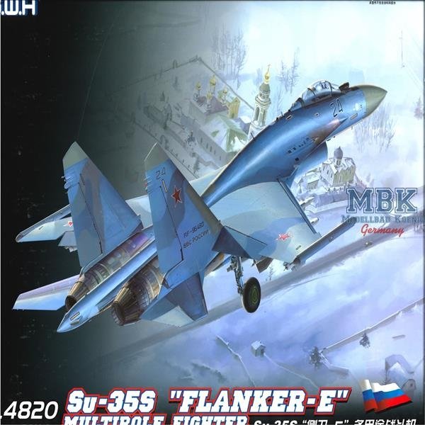 Great Wall Hobby L4820 Su-35S Flanker-E Multirole Fighter (1:48)