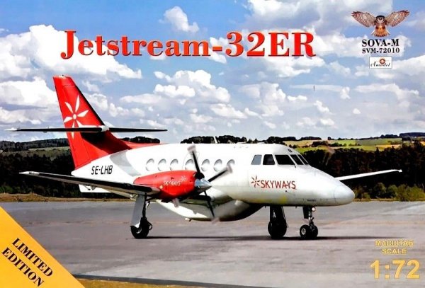 Sova 72010 JetStream-32ER Skyways SE-LHB 1/72