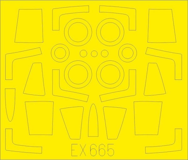 Eduard EX665 F-104G TFace 1/48 KINETIC MODEL