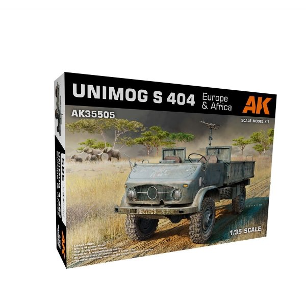 AK Interactive AK35505 UNIMOG S 404 EUROPE &amp; AFRICA 1/35