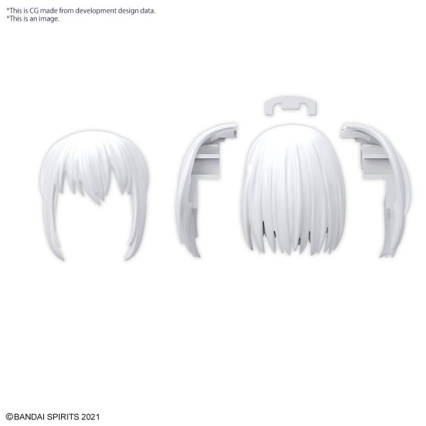 Bandai 67139 30MS OPTION HAIR STYLE PARTS VOL.10 ALL 4 TYPES 