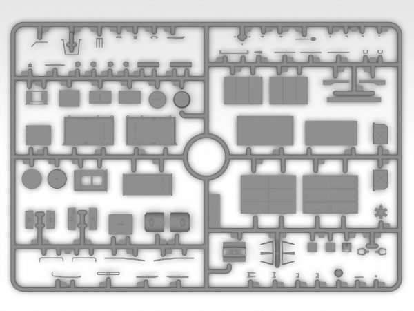 ICM DS3532 Festive dinner on the front line (WWII US Army Kitchen Truck, US Field Stove M1937 with cooks) 1/35