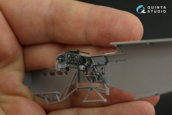 Quinta Studio QD48281 Yak-9D 3D-Printed &amp; coloured Interior on decal paper ( Zvezda ) 1/48