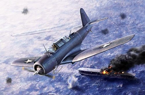 Academy 12324 USN SB2U-3 Vindicator - Battle of Midway 1:48