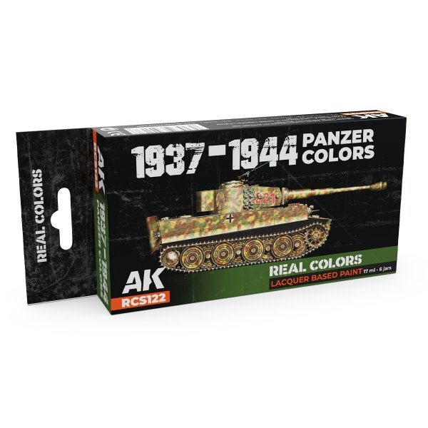 AK Interactive RCS122 1937-1944 Panzer Colors 6x17ml