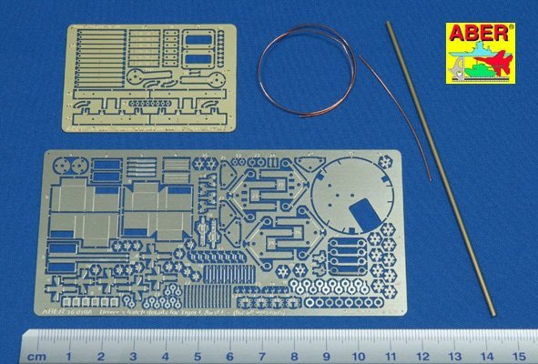 Aber 16010 Driver`s hatch details for Tiger I, Ausf.E (1:16)