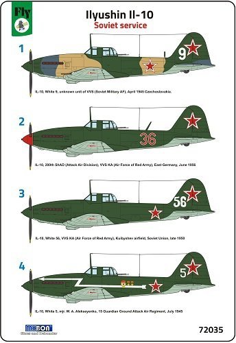 Fly 72035 Ilyushin Il-10 Soviet service 1:72