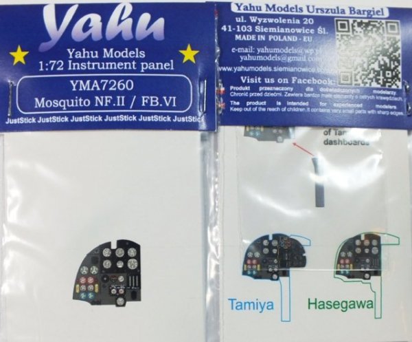 Yahu YMA7260 Mosquito (Tamiya / Hasegawa) 1:72