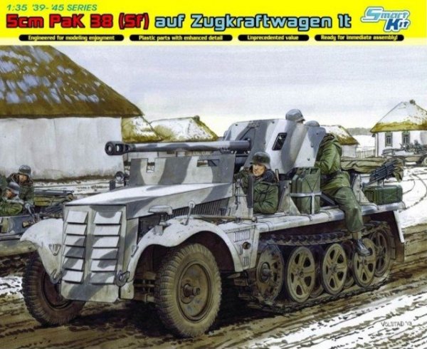Dragon 6719 5cm PaK 38 (Sf)auf Zugkraftwagen 1t (1:35)
