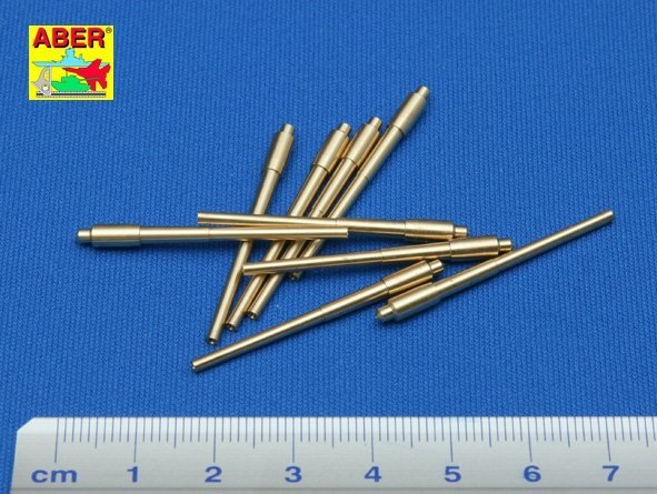 Aber 350L-04 Set of 9pcs 406mm barrels for US ship: Iowa, New Jersay, Missouri, Wisconsin (1:350)