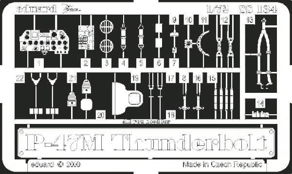 Eduard SS134 P-47M 1/72 REVELL