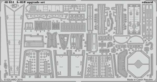Eduard 48851 A-4E/ F upgrade set 1/48 EDUARD, HASEGAWA
