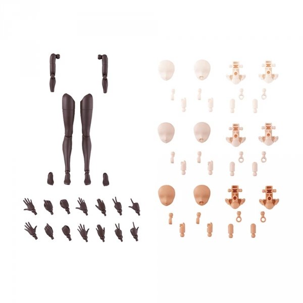 Bandai 67175 30MS OPTION BODY PARTS TYPE - ARM PARTS &amp; LEG PARTS [BROWN]