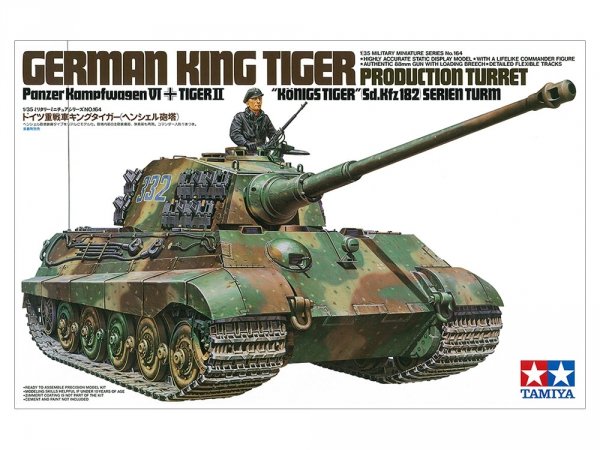 Tamiya 35164 King Tiger production turret (1:35)