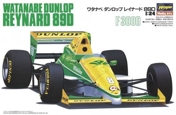 Hasegawa 20370 Watanabe Dunlop Reynard 89D (1:24)