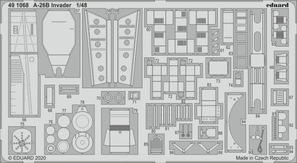 Eduard 491068 A-26B Invader 1/48 ICM