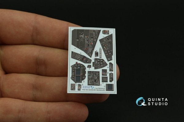 Quinta Studio QDS-48295 Mi-35M 3D-Printed &amp; coloured Interior on decal paper (Zvezda) (Small version) 1/48
