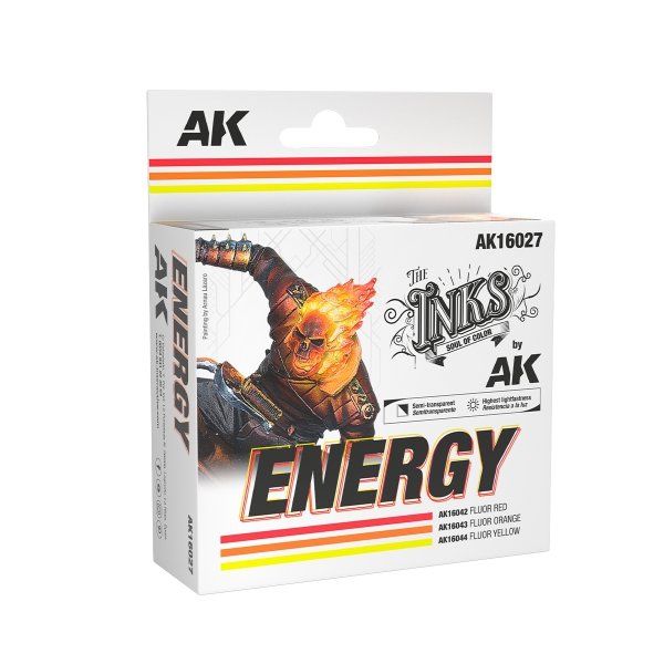 AK Interactive AK16027 ENERGY – INK SET 3x30ml